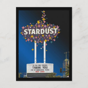 Stardust Las Vegas Vector Grafikkarten #14 Postkarte