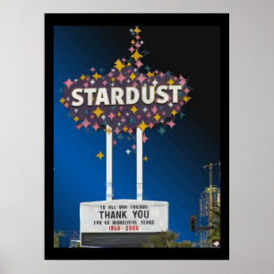 Stardust Las Vegas vektorgraphik-Plakat #14 Poster