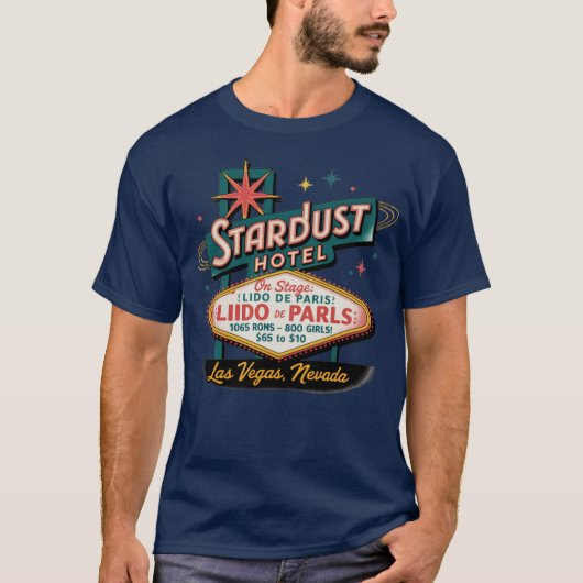 Stardust Lido De Paris T-Shirt (Vorderseite)