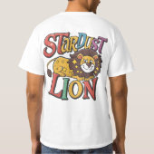 👕 🦁 Stardust Lion T - Shirt Design 🦁 👕 (Rückseite)
