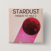 Stardust-Mission nach Comet Wild 2 Button (Vorderseite)