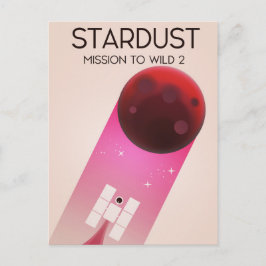 Stardust-Mission nach Comet Wild 2 Postkarte