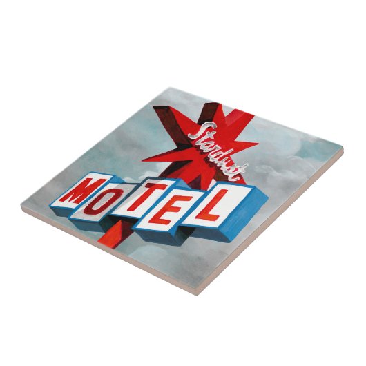 Stardust Motel Sign Fliese (Seite)