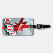 Stardust Motel Sign Gepäckanhänger (Vorderseite horizontal)