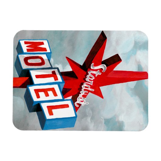 Stardust Motel Sign Magnet (Horizontal)