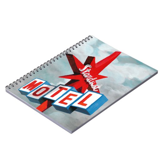Stardust Motel Sign Notizblock (Linke Seite)