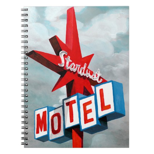 Stardust Motel Sign Notizblock (Vorderseite)