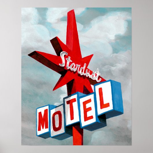 Stardust Motel Sign Poster (Vorne)