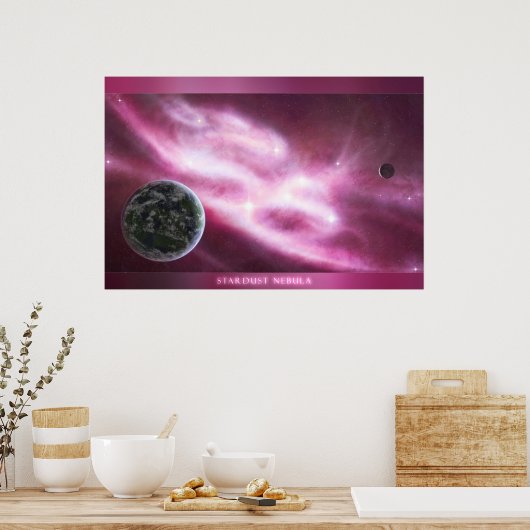 Stardust Nebula Poster (Küche)