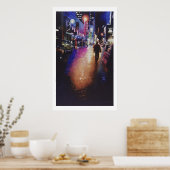 "Stardust" New York Scene Aquarellmalerei Poster (Küche)