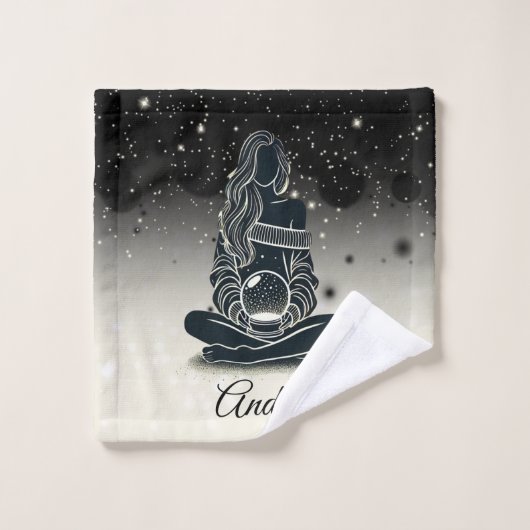 Stardust-Reflektionen Badhandtuch Set (Waschlappen)