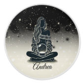 Stardust-Reflektionen Keramikknauf (Vorderseite)