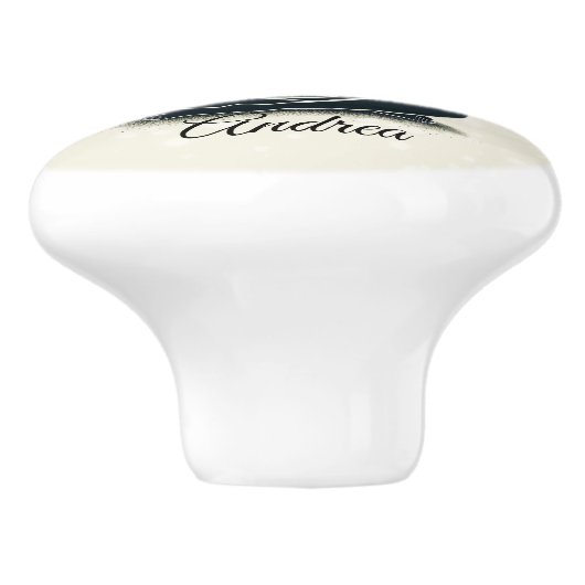 Stardust-Reflektionen Keramikknauf (Seitenansicht)