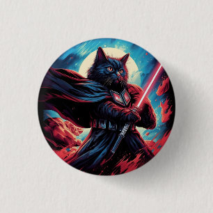 Stardust Samurai Katzenkrieger Button