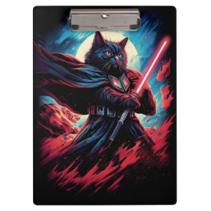 Stardust Samurai Katzenkrieger Klemmbrett