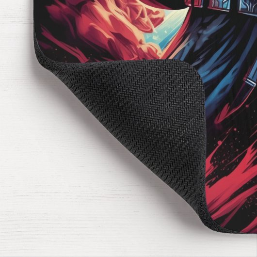 Stardust Samurai | Katzenkrieger Mousepad (Ecke)