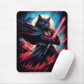 Stardust Samurai | Katzenkrieger Mousepad (Mit Mouse)