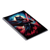 Stardust Samurai | Katzenkrieger Notizblock (Rechte Seite)