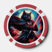 Stardust Samurai | Katzenkrieger Pokerchips (Rückseite)