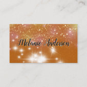 Stardust Sparkle Hintergrund Visitenkarte (Vorderseite)