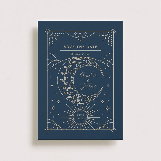 Stardust Wedding Foto Save the Date