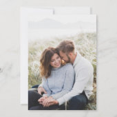 Stardust Wedding Foto Save the Date (Rückseite)