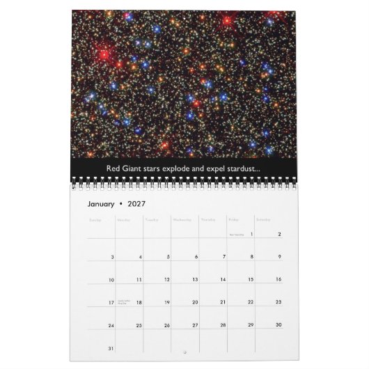 Stardust zu Stardust 2012 Kalender (Jan 2027)
