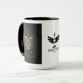 STARDUSTRIE IN DAS LEBEN TASSE (Vorderseite Links)