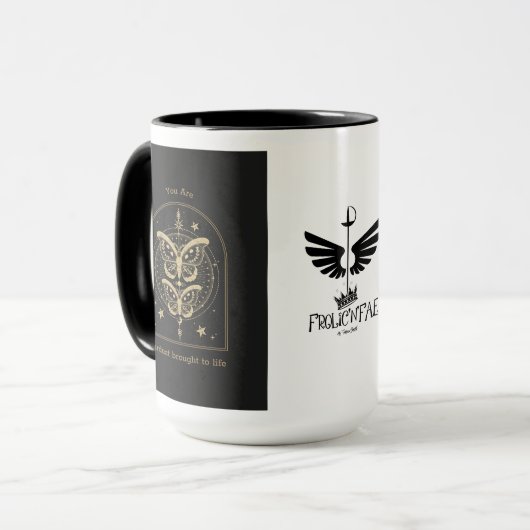 STARDUSTRIE IN DAS LEBEN TASSE (Vorderseite Links)