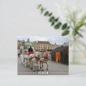 Stare Miasto, Krakau Polen Postkarte (Stehend Vorderseite)