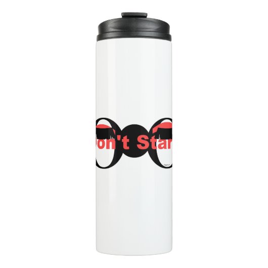 Stare nicht thermosbecher (Vorderseite)