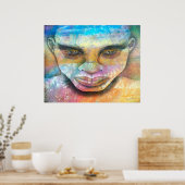 Stare of a Warrior Poster (Küche)