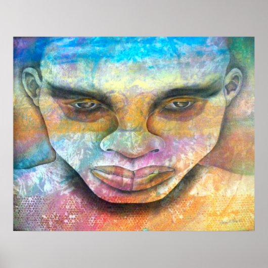 Stare of a Warrior Poster (Vorne)