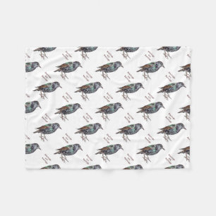 Stare sind Schätzchen Fleecedecke