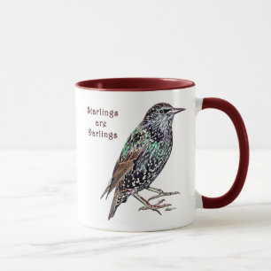 Stare sind Schätzchen Tasse