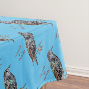 Stare sind Schätzchen Tischdecke