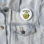 Stare-vocado Funny Avocado Pun Button (Beispiel)