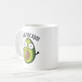 Stare-vocado Funny Avocado Pun Kaffeetasse (Vorderseite Links)