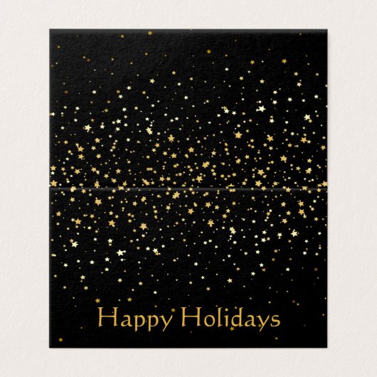 Starfall-Urlaubskarte (Außenseite Aufgefaltet)