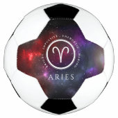 Starfield Aries Ram Western Zodiac Fußball (Vorderseite)