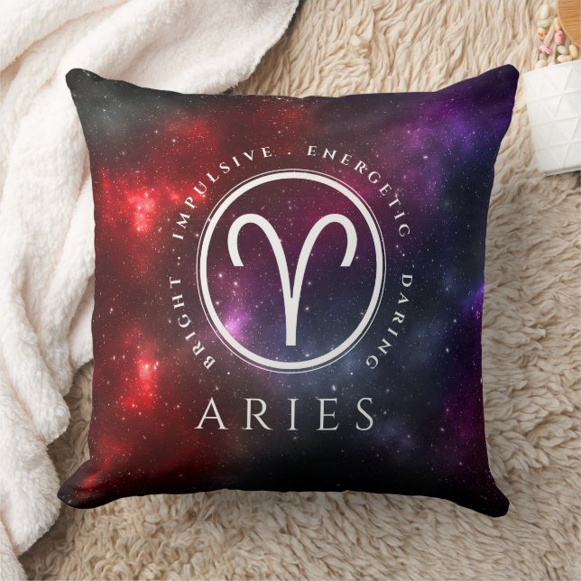 Starfield Aries Ram Western Zodiac Kissen (Decke)