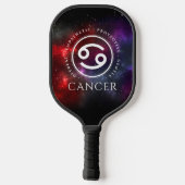 Starfield Cancer Crab Western Zodiac Pickleball Schläger (Rückseite)