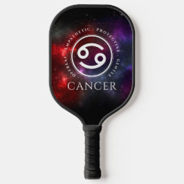 Starfield Cancer Crab Western Zodiac Pickleball Schläger