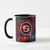 Starfield Cancer Crab Western Zodiac Tasse (Links)