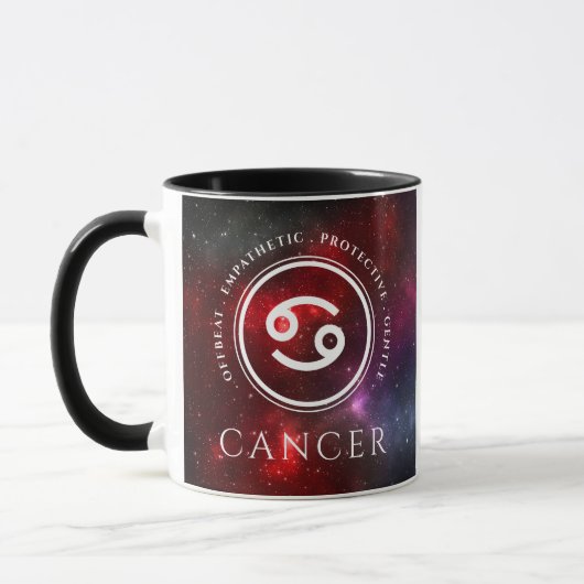 Starfield Cancer Crab Western Zodiac Tasse (Links)