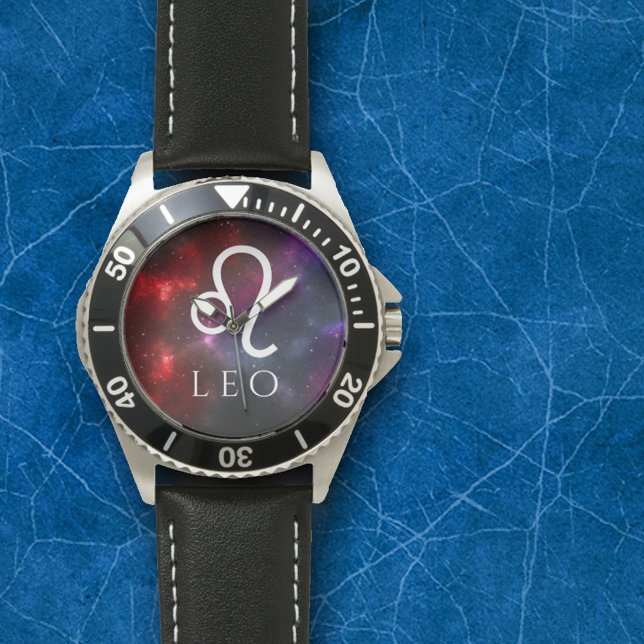 Starfield Leo Lion Western Zodiac Armbanduhr (Von Creator hochgeladen)