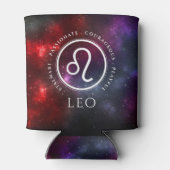 Starfield Leo Lion Western Zodiac Dosenkühler (Rückseite)