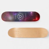 Starfield Libra Scales Western Zodiac Skateboard (Horizontal)