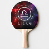 Starfield Libra Scales Western Zodiac Tischtennis Schläger (Vorderseite)
