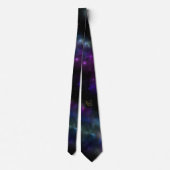 Starfield mit mehrfarbigem kosmischer Staub Krawatte (Rückseite)